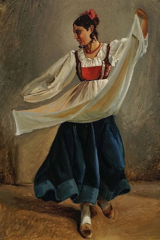 Giovane donna che balla